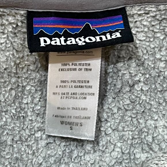 Patagonia Better Sweater Fleece Coat Gray Long City Jacket - Women’s Size Medium - Picture 4 of 7